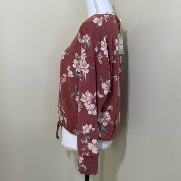 Nwt Moondance || Woman’s pull over floral sweater Sz Medium - Picture 3 of 10